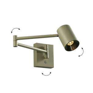 Настінний світильник Melina Adjustable Olive Green